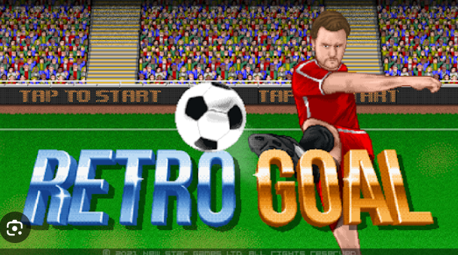 Retro Goal pixel football
